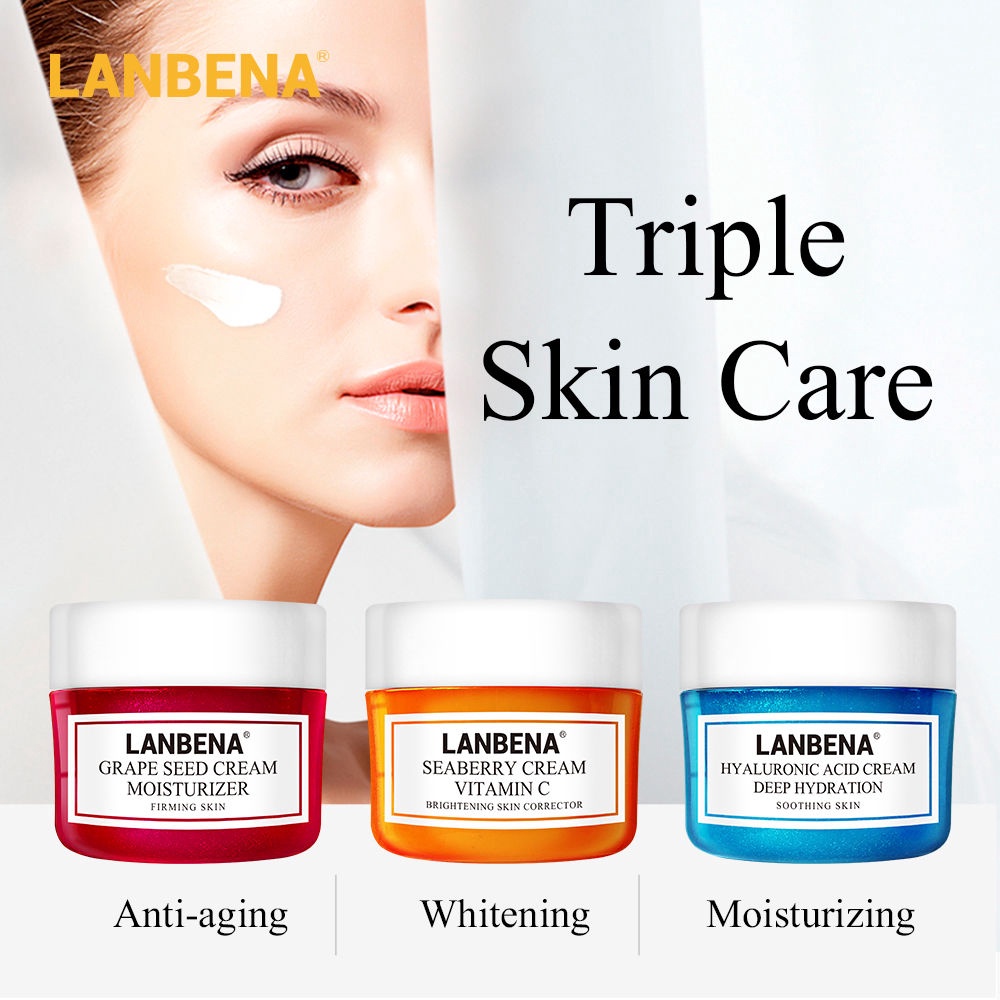 (READY &amp; ORI) LANBENA EYES CREAM HYALURONIC / GRAPE SEED LB0526 0533