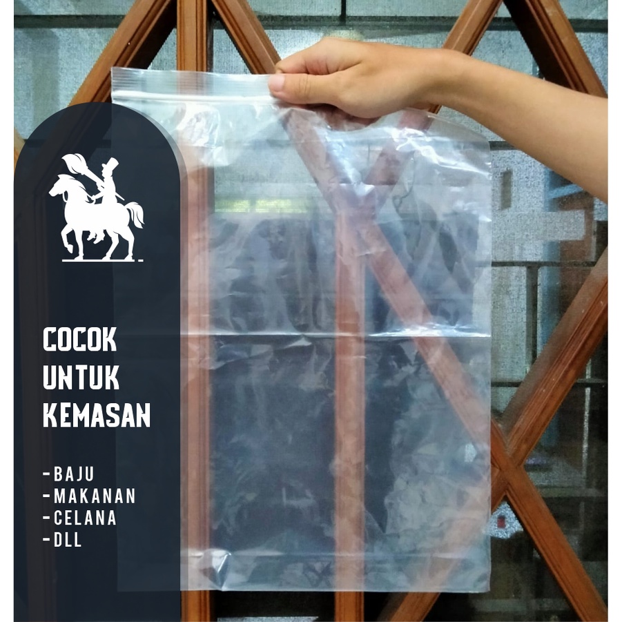 Sablon Plastik Bening Zip | Kemasan Handphone, Makanan, Baju, Hijab, Dll. Free Desain