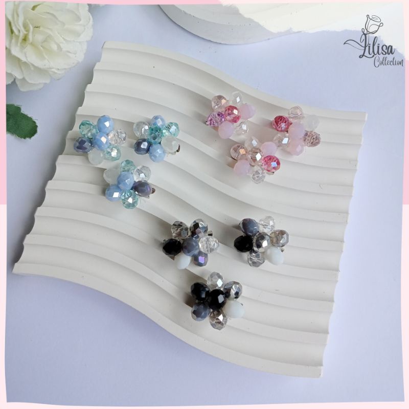 Bros Dagu Kecil Crystal Czech Doff