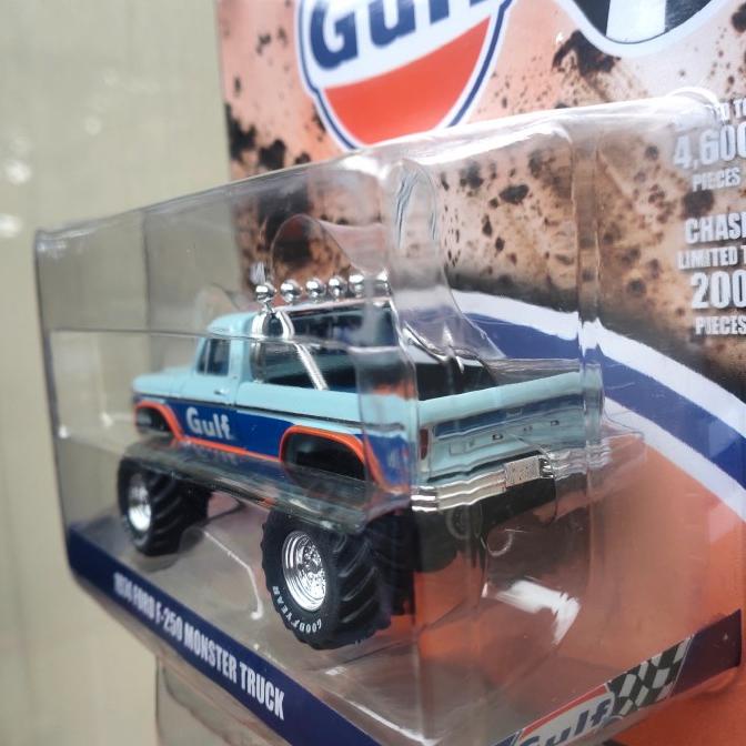 Greenlight FORD F-250 Monster truck F250 GULF not johnny lightning