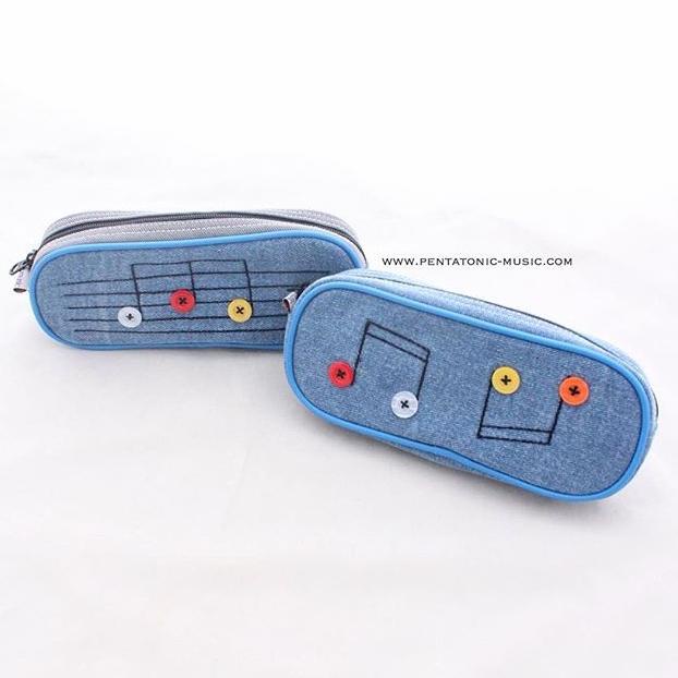 

Button Denim Pencil Case | Tempat / Kotak Pensil