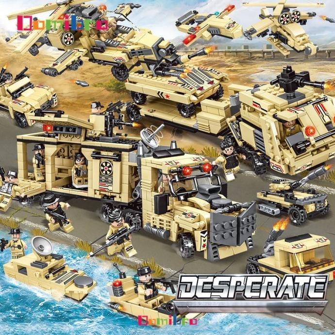 Lego Tank Ww2 772Pcs Tentara Tangki Mainan Lego Anak Laki Laki