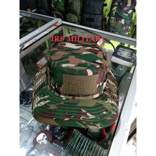 TOPI RIMBA LORENG NKRI TERBARU / TOPI RIMBA NKRI BAHAN VELBED PAKE KAWAT