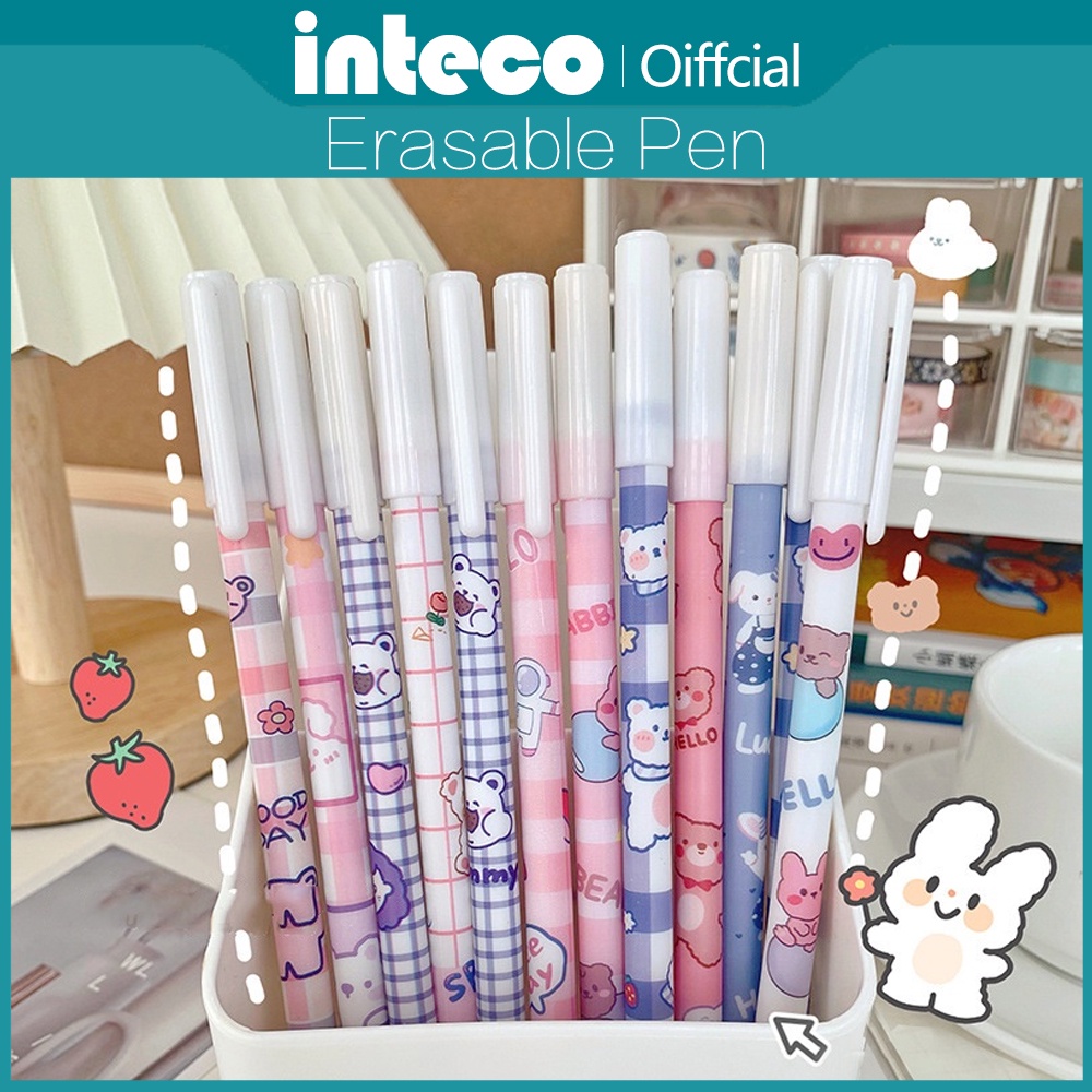 Erasable Gel Pen  Pulpen Gel - Bisa Dihapus - 0.5 mm Ballpoint Lucu