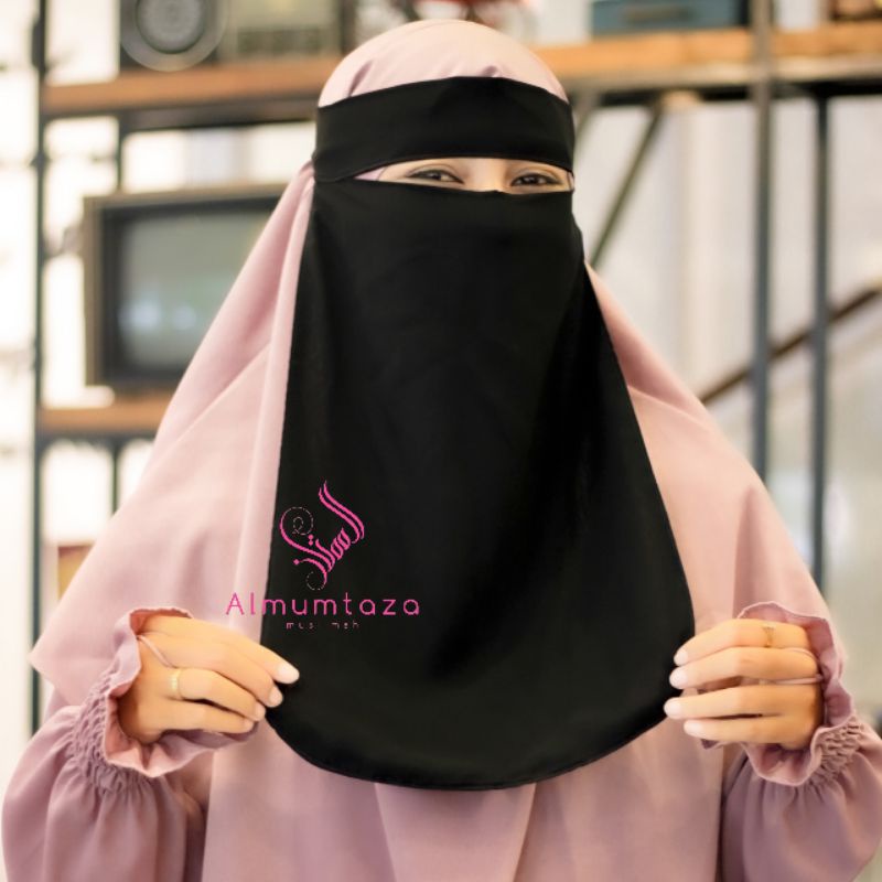 niqab bandana sifon silky - Almumtaza Muslimah