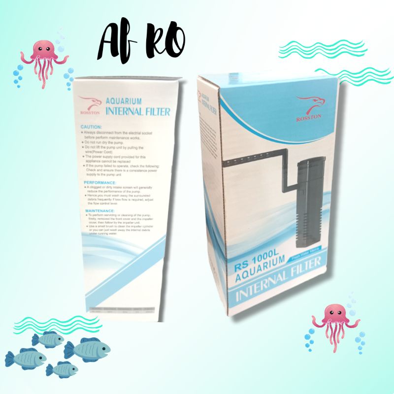 Pompa Internal filter aquarium ROSSTON RS 1000L