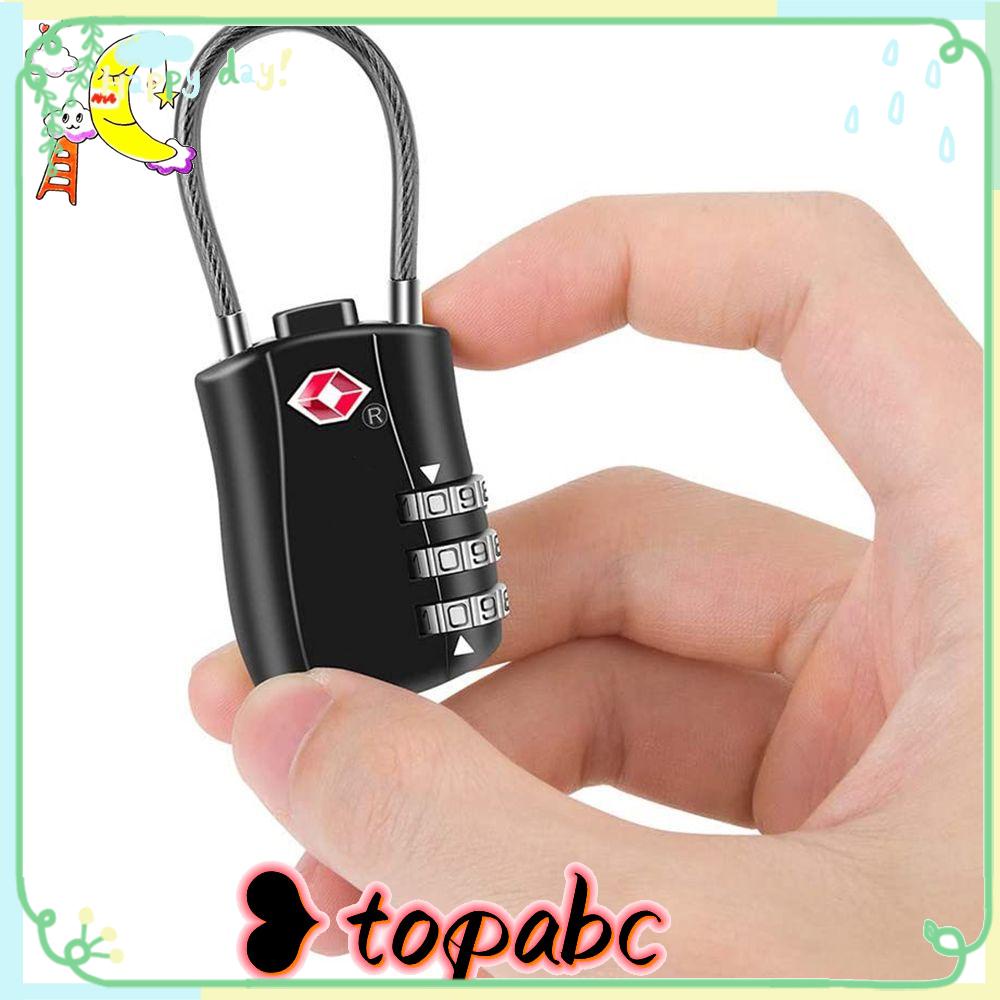 Top TSA Customs Lock High Security Portable Gembok Kecil Smart Combination Lock