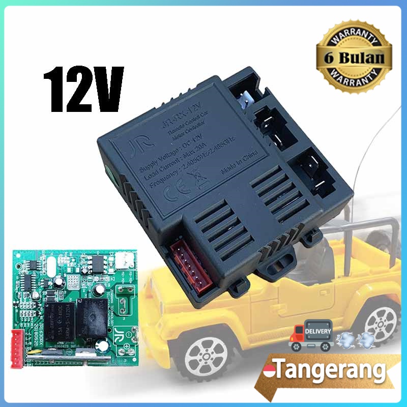Receiver Mobil Aki 12V JR-RX-12V Socket B Mainan Rc Mobil Elektrik Receiver Untuk Anak