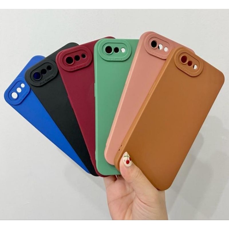 Silicon pro camera case macaron oppo all type