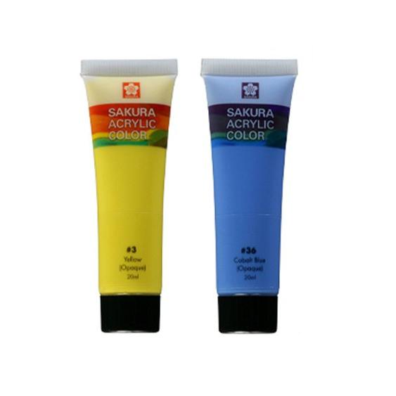 

㊓ Sakura Acrylic Color 20ml Tube / Cat Akrilik Sakura 20ml (Part 01/03) の