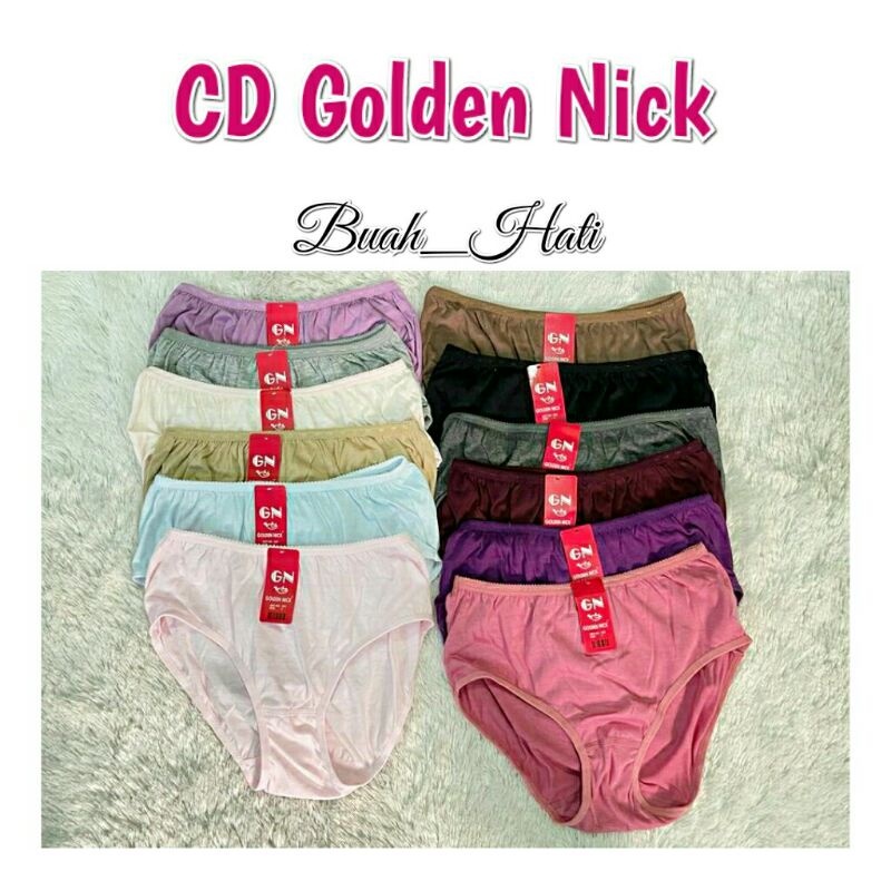 ISI 3 CELANA DALAM WANITA GOLDEN NICK