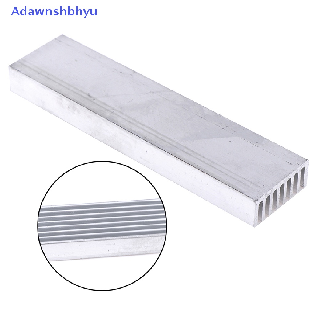 Adhyu 100 * 25 * 10mm Aluminium High Power Heatsink Elektronik Radiator ID