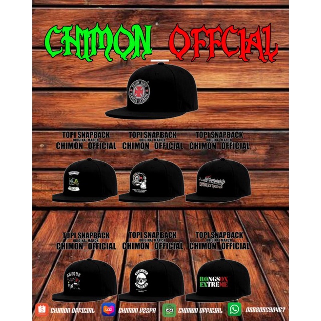 Topi Snapback Vespa Original Merchandise