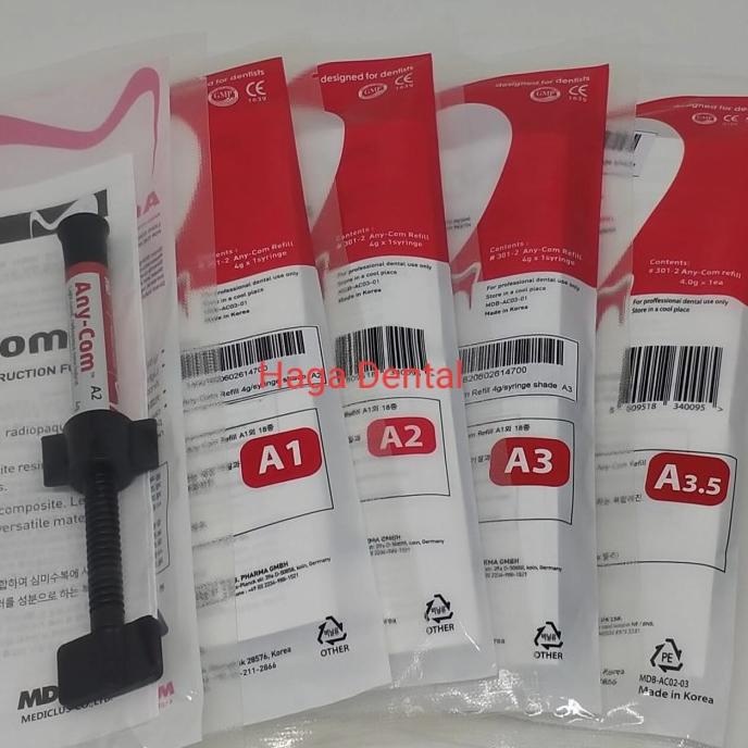 Dental Komposit Tambalan gigi nano Hybrid Lem Laser behel 4 g Best Seller