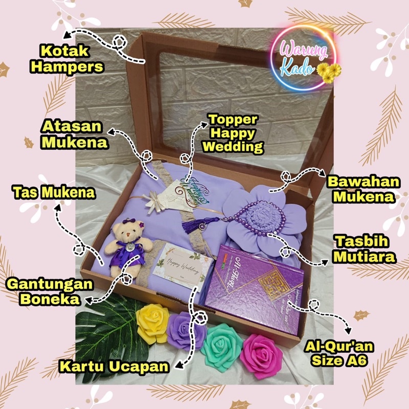 NEW HAMPERS MUKENA - 110 KADO HAMPERS PARCEL NIKAH WEDDING GIFT