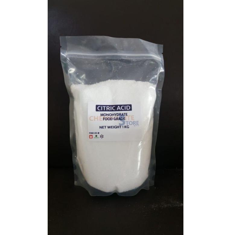 

✎ Citric Acid monohydrate - asam citrun - asam sitrun - sitrun acid - sitrun zuur kemasan 1 kg ユ