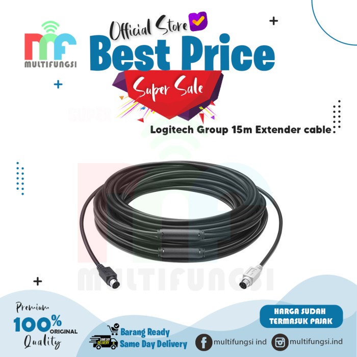 LOGITECH GROUP EXTENDER CABLE 15M