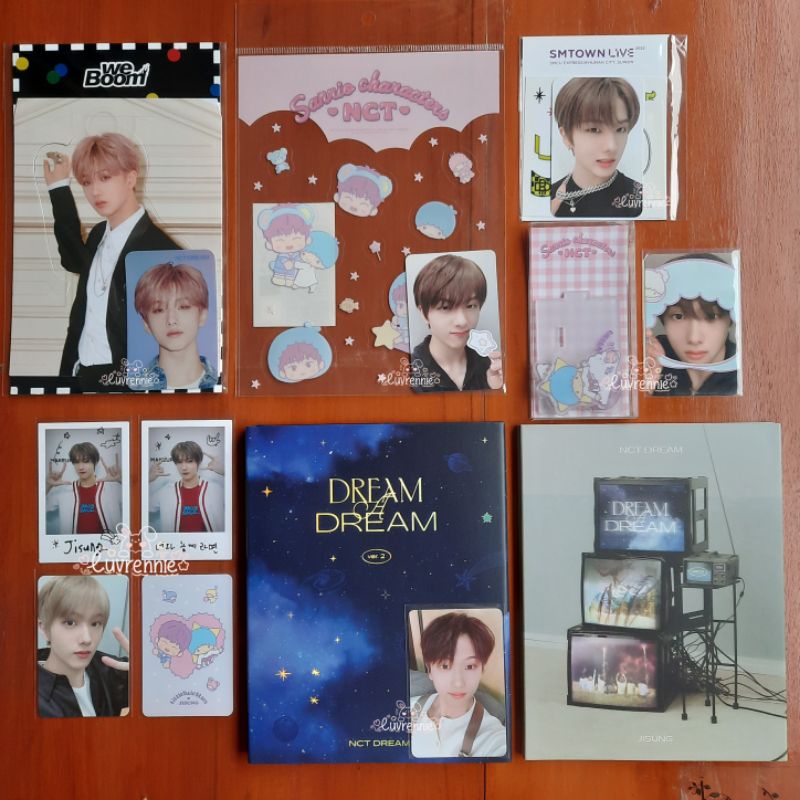 jisung photobook dad v2 pc postcard book md sanrio acrylic trading card tc a ver selca concept clear