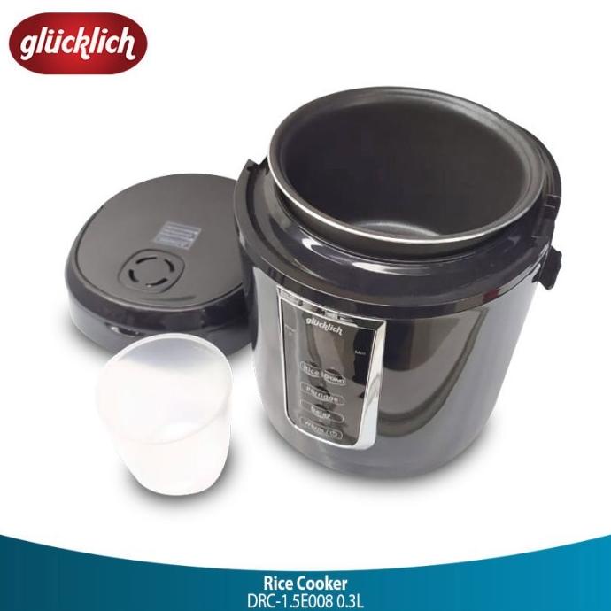 Glucklich Digital Rice Cooker / Penanak Nasi Drc-1.5E008 0.3L Dellafela