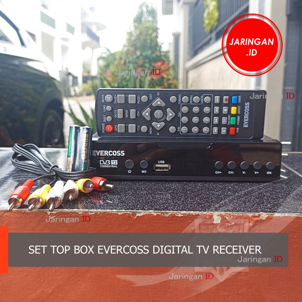 SET TOP BOX EVERCOSS STB MAX Digital TV Receiver Full HD