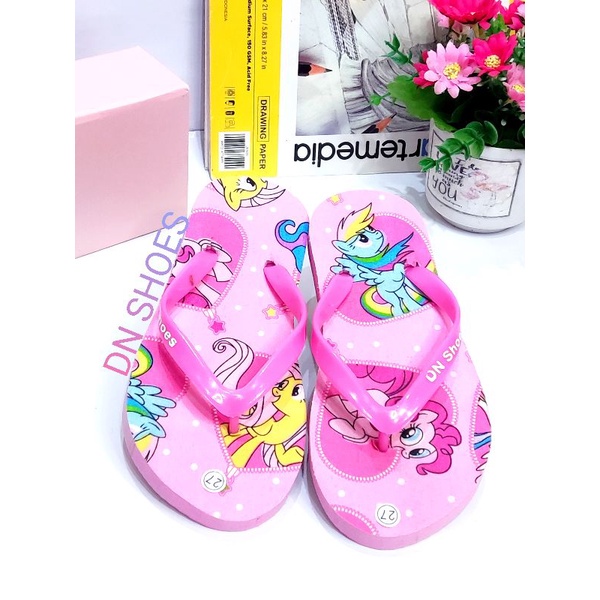 Sandal Jepit Anak Perempuan Murah motif Kudaponi Fanta New Circle