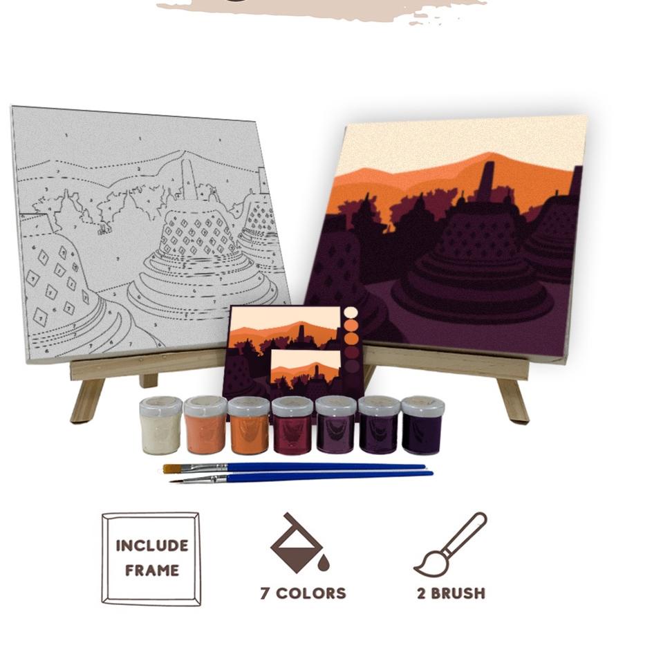 

Paling Laris Paint By Number Kit [ Borobudur ] - Cocoart.id I Kanvas 20 x 20 cm!