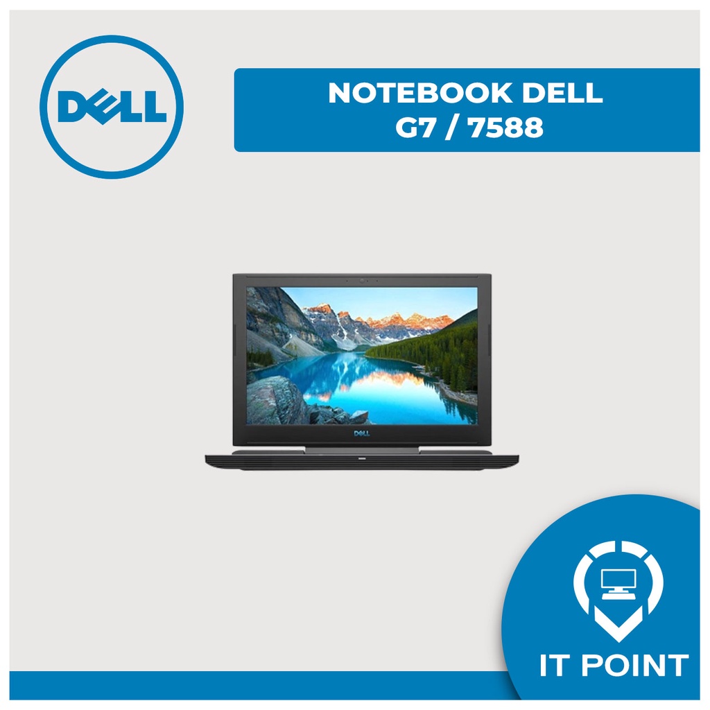 DELL INSPIRON 7588/G7 i7-8750H 16GB 1TB 256SSD NVIDIA GTX1060 6GB 15,6" WINDOWS 10