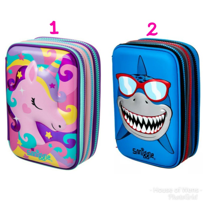 

SMIGGLE FAB TRIPLE UP HARDTOP PENCIL CASE - TEMPAT PENSIL SMIGGLE
