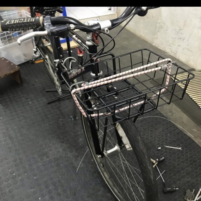 KERANJANG SEPEDA FRONT RACK PANNIER FEDERAL / KERANJANG SEPEDA FRONT RACK PANNIER GRATIS ONGKIR