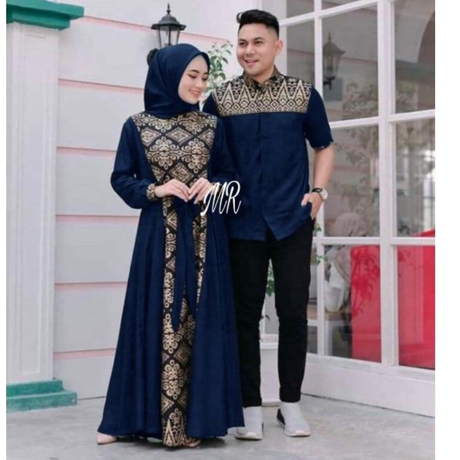 PROMO COUPLE BATIK PESTA/ GAMIS SET PRIA WANITA/ CP IRWANSYAH - dmr/ BAJU KONDANGAN PASANGAN/ SERAGA