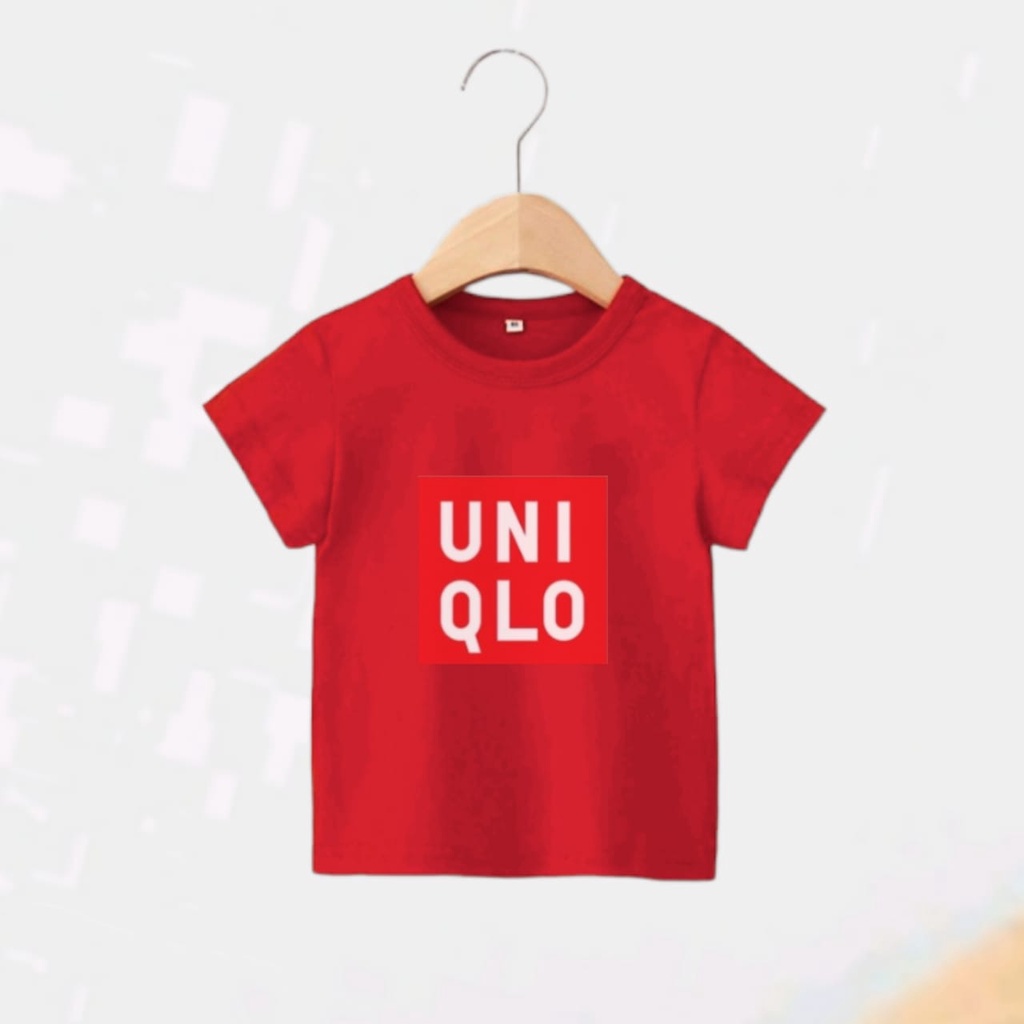 Baju kaos Uniglo bahan katun size M SAMPAI XXXL usia 1 sampai 12 tahun