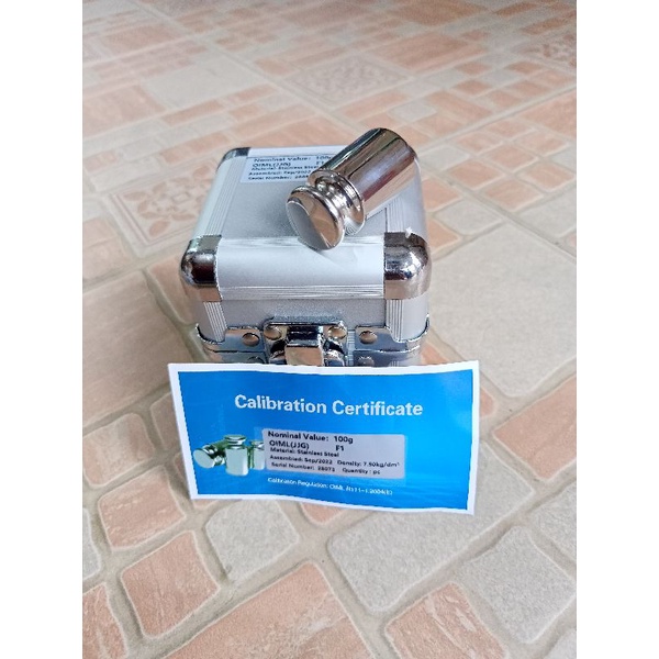 Batu Timbangan F1 100gr / Anak Timbangan F1 100 gr Stainless