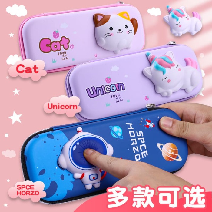 

KOTAK PENSIL SQUISHY 3D WATERPROOF
