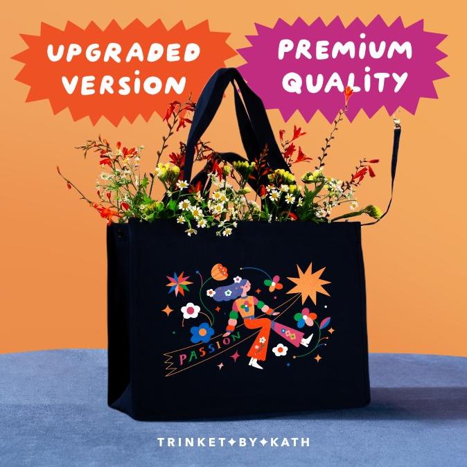 Tote Bag / Tas Kanvas / Canvas Waterproof / Tas Laptop