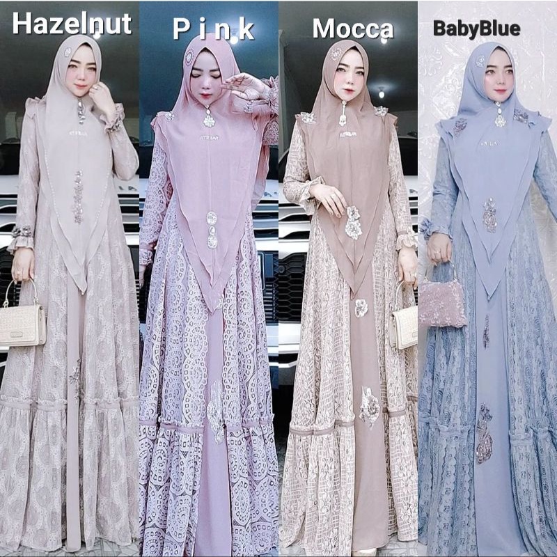 [FAESTA SYARI] DRESS SET / GAMIS SET " MAREENA SET " By Faesta Syari