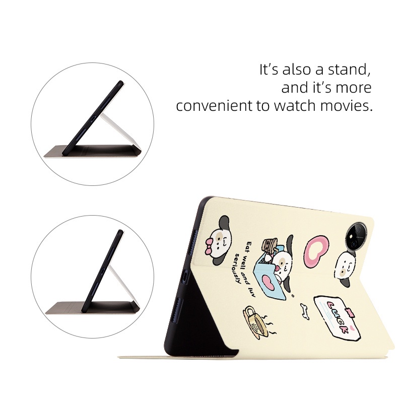 Untuk Huawei MatePad Pro 11.95&quot; DBY-W09 GOT-W29 GOT-AL09 GOT-AL19 Mate Pad11 (2021) 10.95&quot; DBY-W09 Tablet Cover Pelindung Fashion Motif Kartun Lucu Flip Case Stand Casing