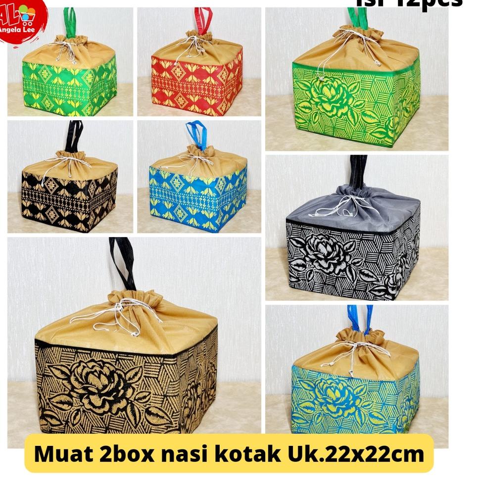 

☛ Pesan sekarang 12pcs Tas Kain Serut Motif Batik utk 2dus 22x22 Goodie Bag Hajatan syukuran spunbond besekan .,..,.,,,,.,