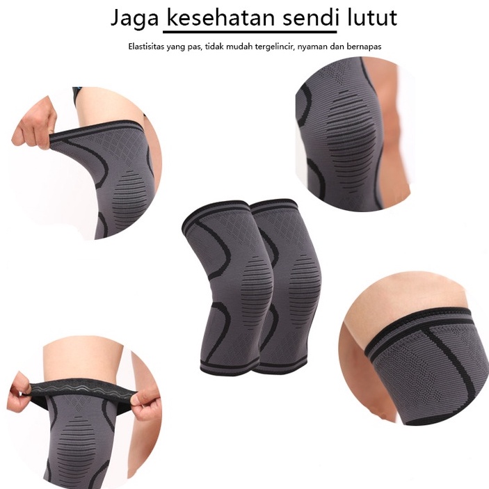 FLASH SALE! *Decker Lutut Knee Support Deker Lutut Kaki Knee Lutut Knee Brace Fitness Running Dekker Lutut Knee Pad Kneepad Aolikes Knee Support Brace Nylon Deker Lutut Knee Pad Pelindung Lutut Compression Pad Elastis