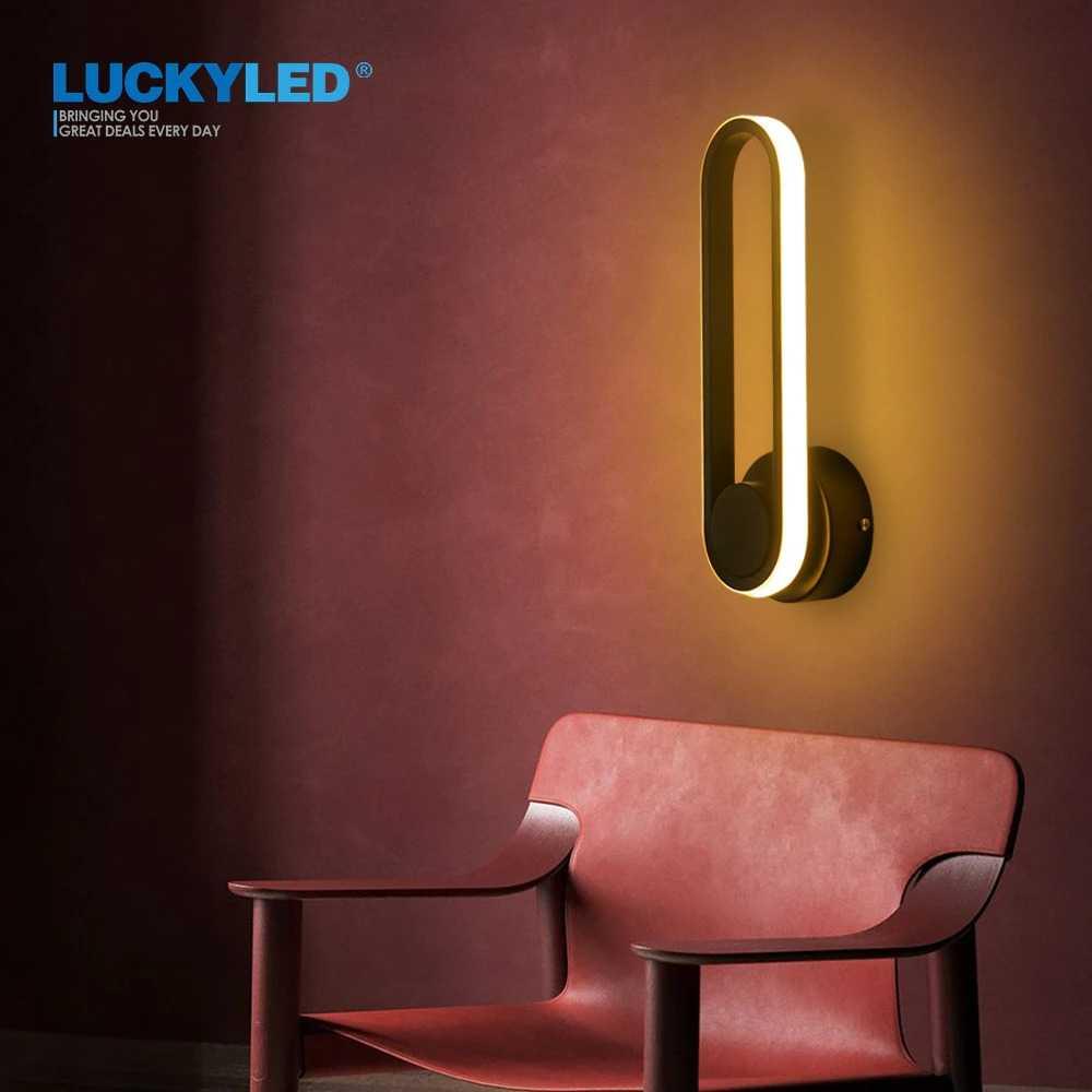 LUCKYLED Lampu Dinding Hias 330 Rotation Wall Lamp 12W Neutral White - 8337