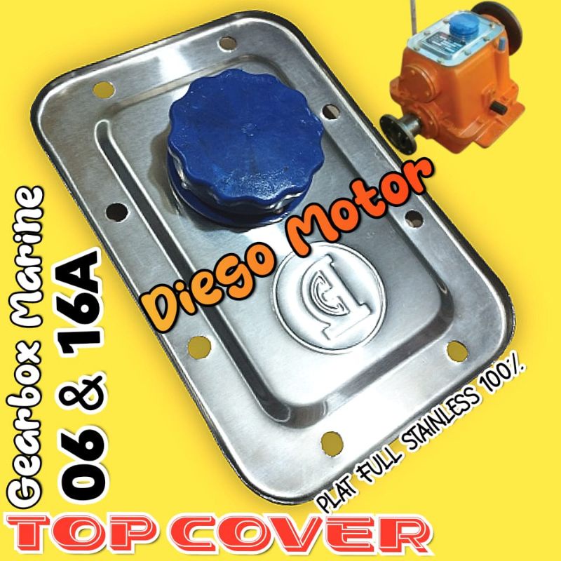 Top Cover Tutup Atas Girbok FULL STAINLESS STEEL 100% Gearbox Kapal Marine 06 16A advance FADA