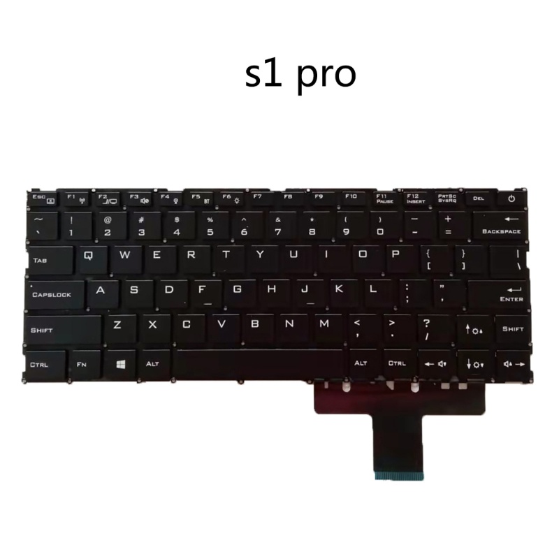 Btsg Original Keyboard Bahasa Inggris As Hitam Untuk Laptop MECHREVO S1 S2 S3 Pro-01 Pro-02