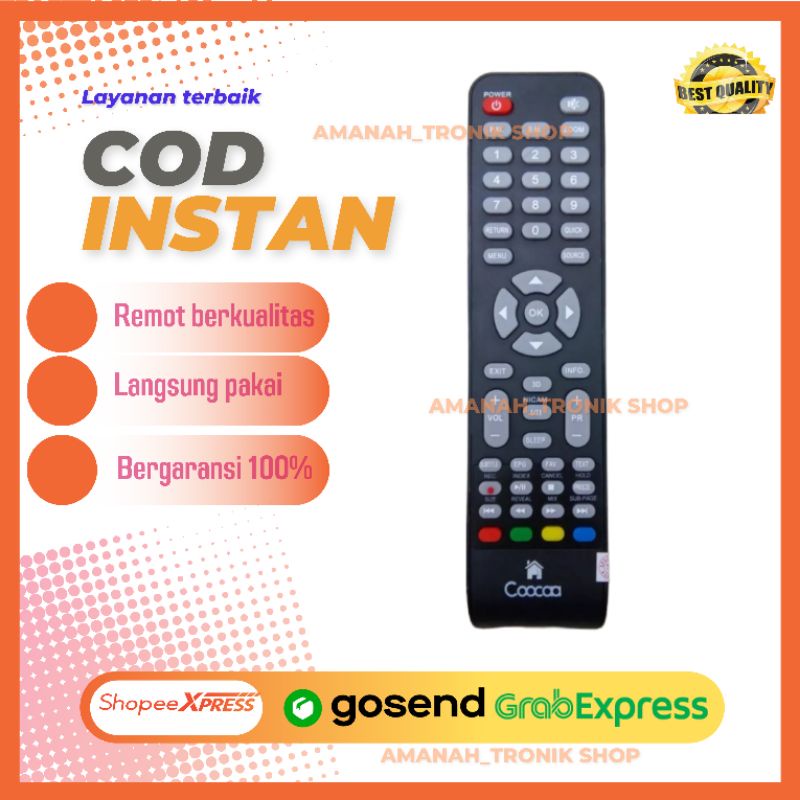 Remot TV coocaa