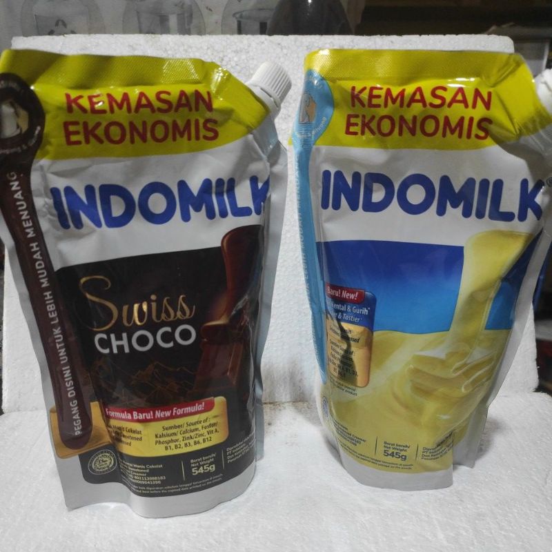 

Indomilk Susu Kental Manis Putih/ Coklat Pouch 545 gram