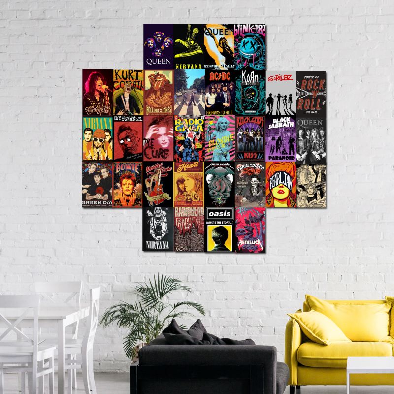 Poster Aesthetic Musik Kamar Pria 36Pacs MURAHH..