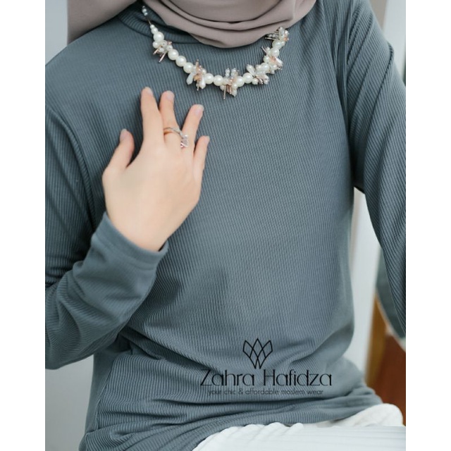 inner rajut khalisa | baju daleman turtlneck soft knit |manset lengan panjang