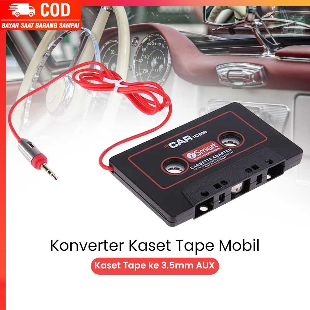 ( 100% BARANG ORI ) Car Digit Konverter Kaset Tape Mobil ke 3.5mm AUX - W800