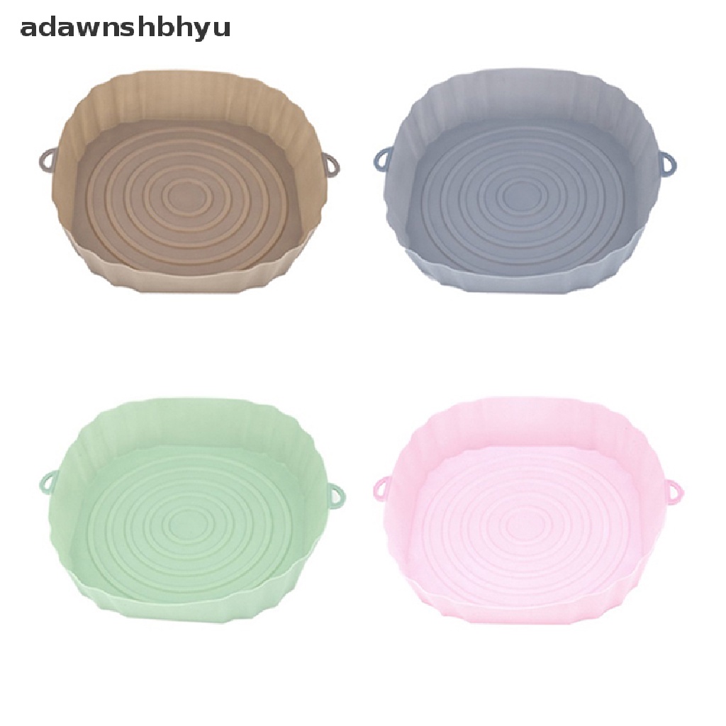 Adawnshbhyu 18cm Air Fryer Silicone Pot Air Fryer Basket Liner Anti Lengket Oven Baking Tray ID