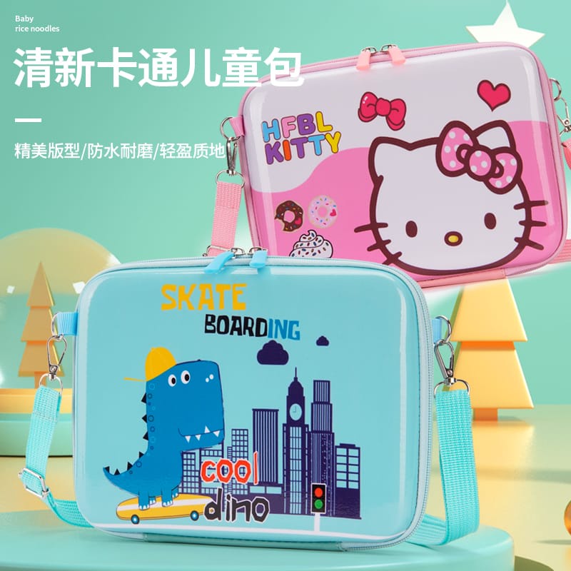 [Juallaris.id]Tas Selempang Anak Motif Frozen Yang Lucu / Cute Kids Pink Dino Back Pac / Selempang Frozen Dan Dino / Anti Air