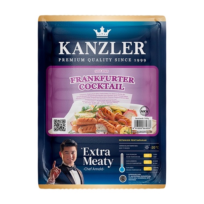 

kanzler sosis frankfurter cocktail 500 gram