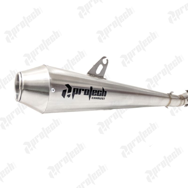 Silencer Universal — Jap Neo 38 mm · Panjang 40 cm · Silver — foto 3